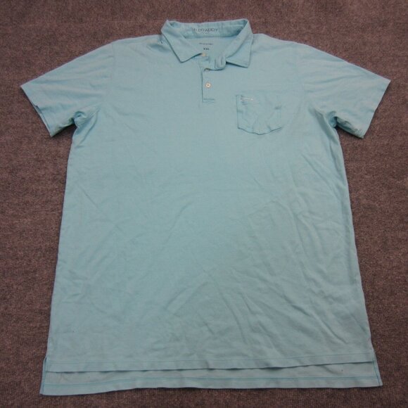 B Draddy Polo Shirt Mens 2XL Sky Blue Pima Cotton Golf Performance XXL - Picture 1 of 10